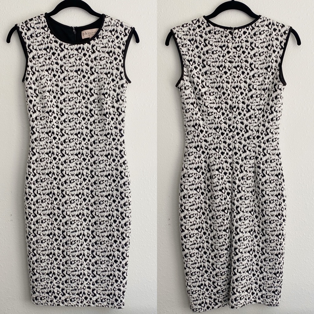 Philosophy Animal Print Tank Dress Black and White Size XS - Picture 7 of 7